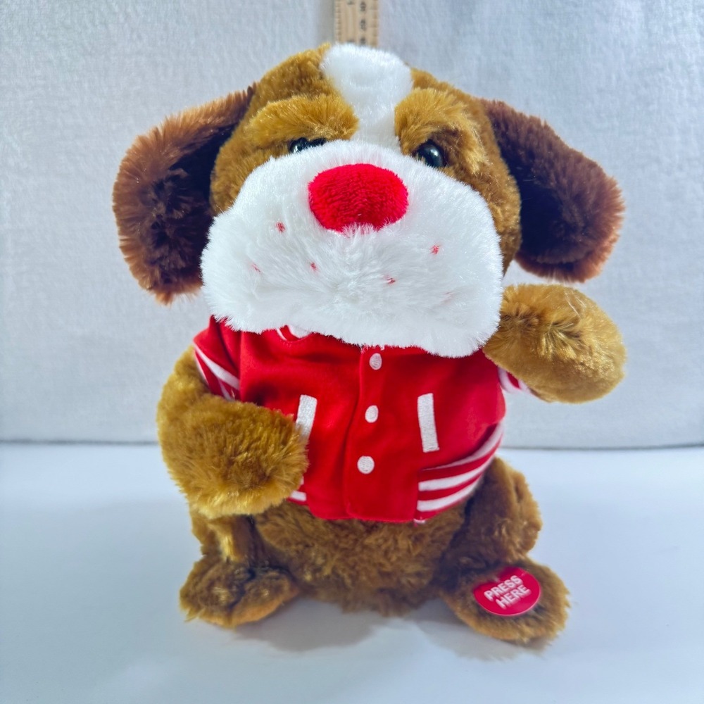 Cuddle Barn Scrappy Dog Plush‎ Animated Singing Dancing Do You Love Me 10 inch
